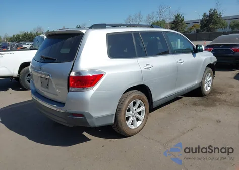 2011 Toyota Highlander Se V6 from USA, damaged, VIN 5TDZK3EH1BS030920